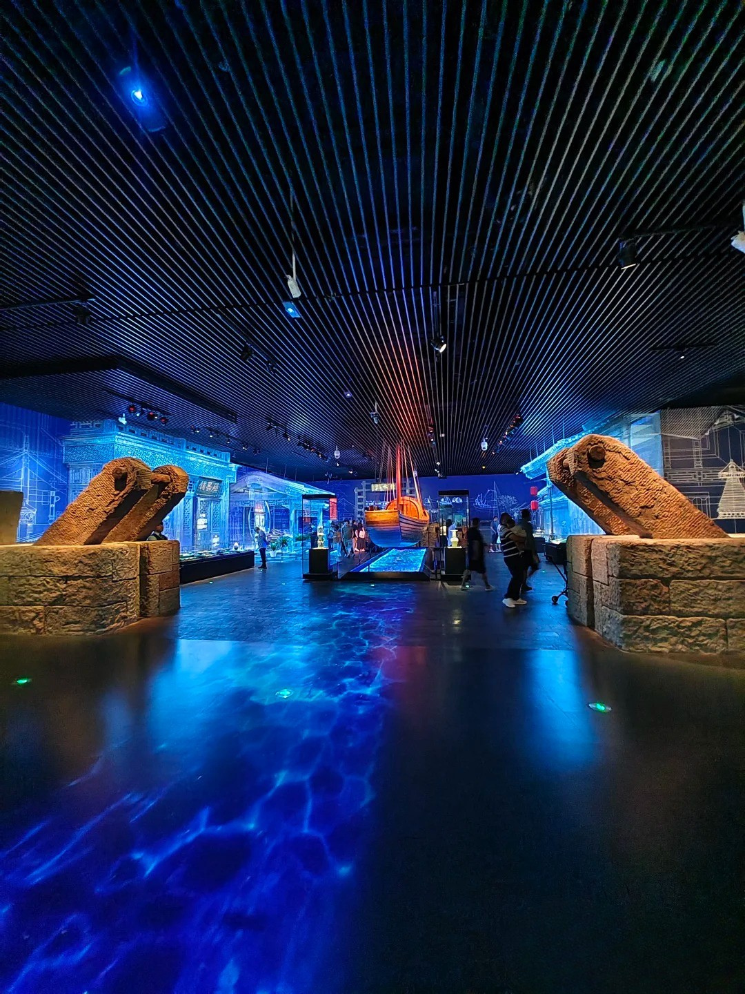 Immersive digital exhibition inside Beijing Grand Canal Museum
