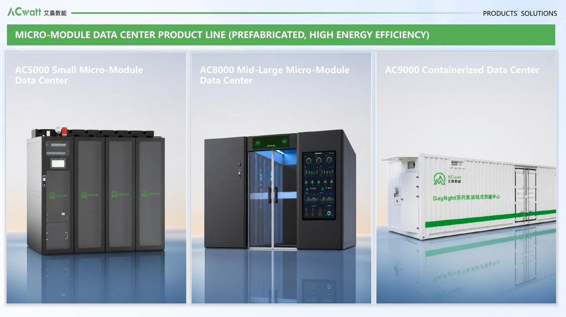 AC5000 micro data center — compact integrated power and cooling solution