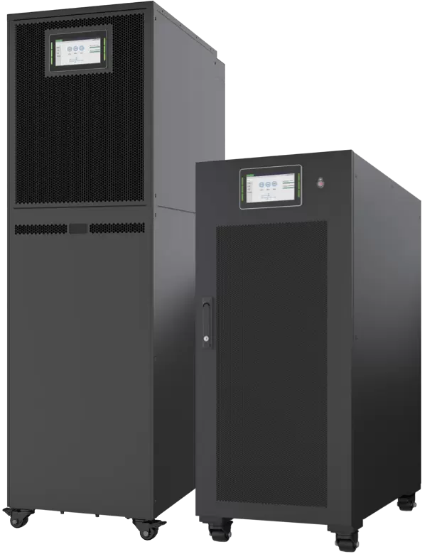 ACT Series 10~200kVA 3-phase Tower UPS Internal 7-9Ah modular battery strips