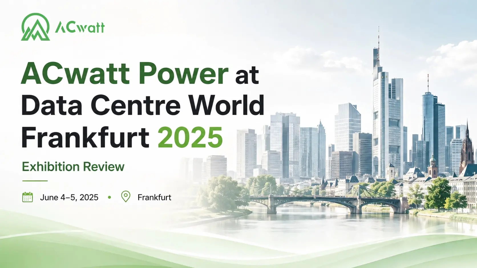 ACwatt Power at Data Centre World Frankfurt 2025